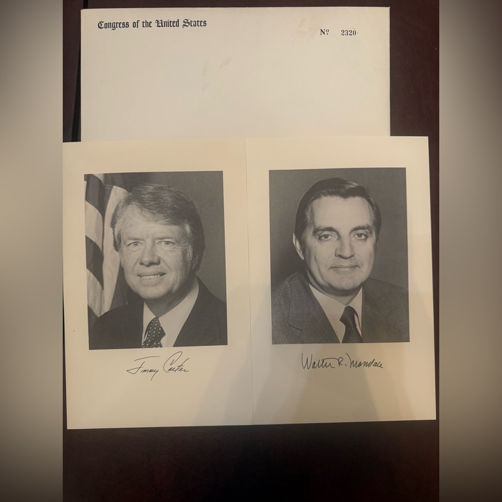 President Carter inauguration invitations
